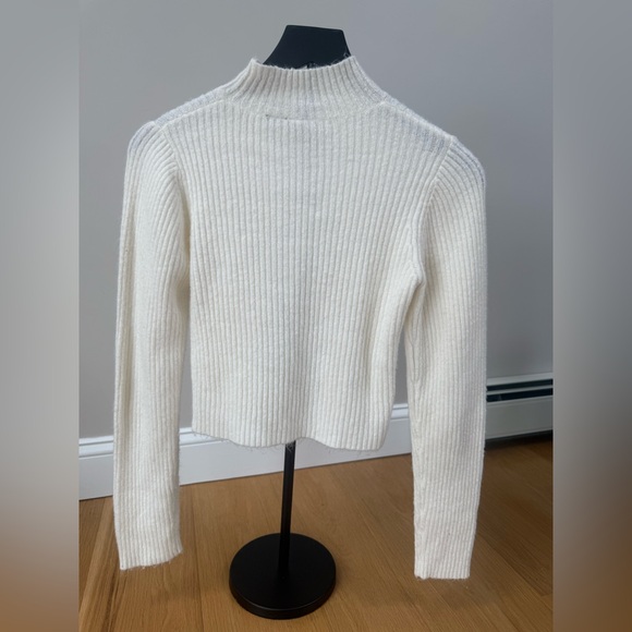 Windsor Cream Ribbed Knit Top - Picture 5 of 7